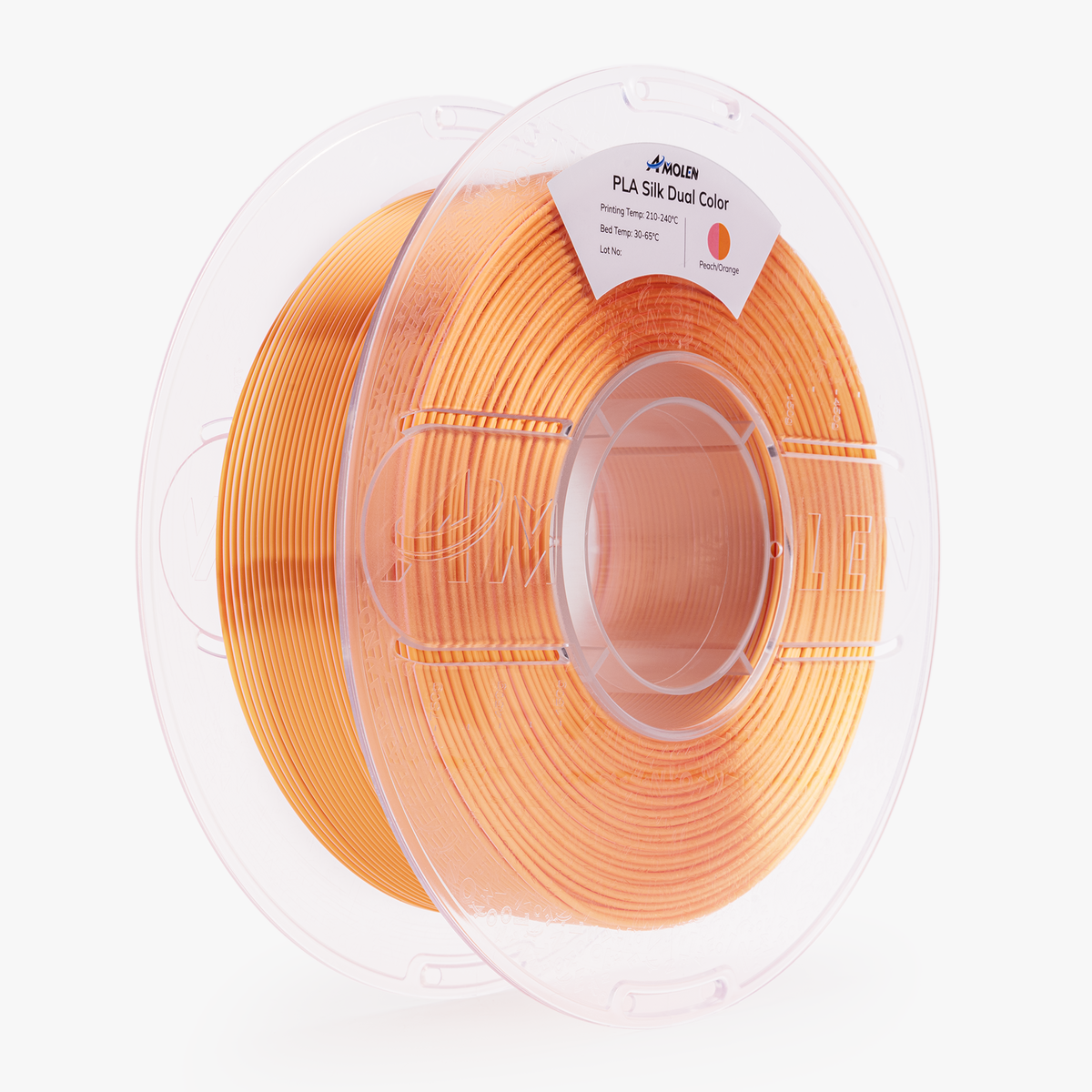PLA Silk Dual Color Filament 1.75mm, 1KG/2.2LB