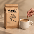 MAGIC™ Medium Roast Mushroom Coffee- Real Coffee with Lions Mane, Cordyceps, and Chaga